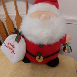 Santa Vintage Singing Plush